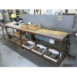 (2) Heavy Duty Steel Top 2-Drawer Work Benches