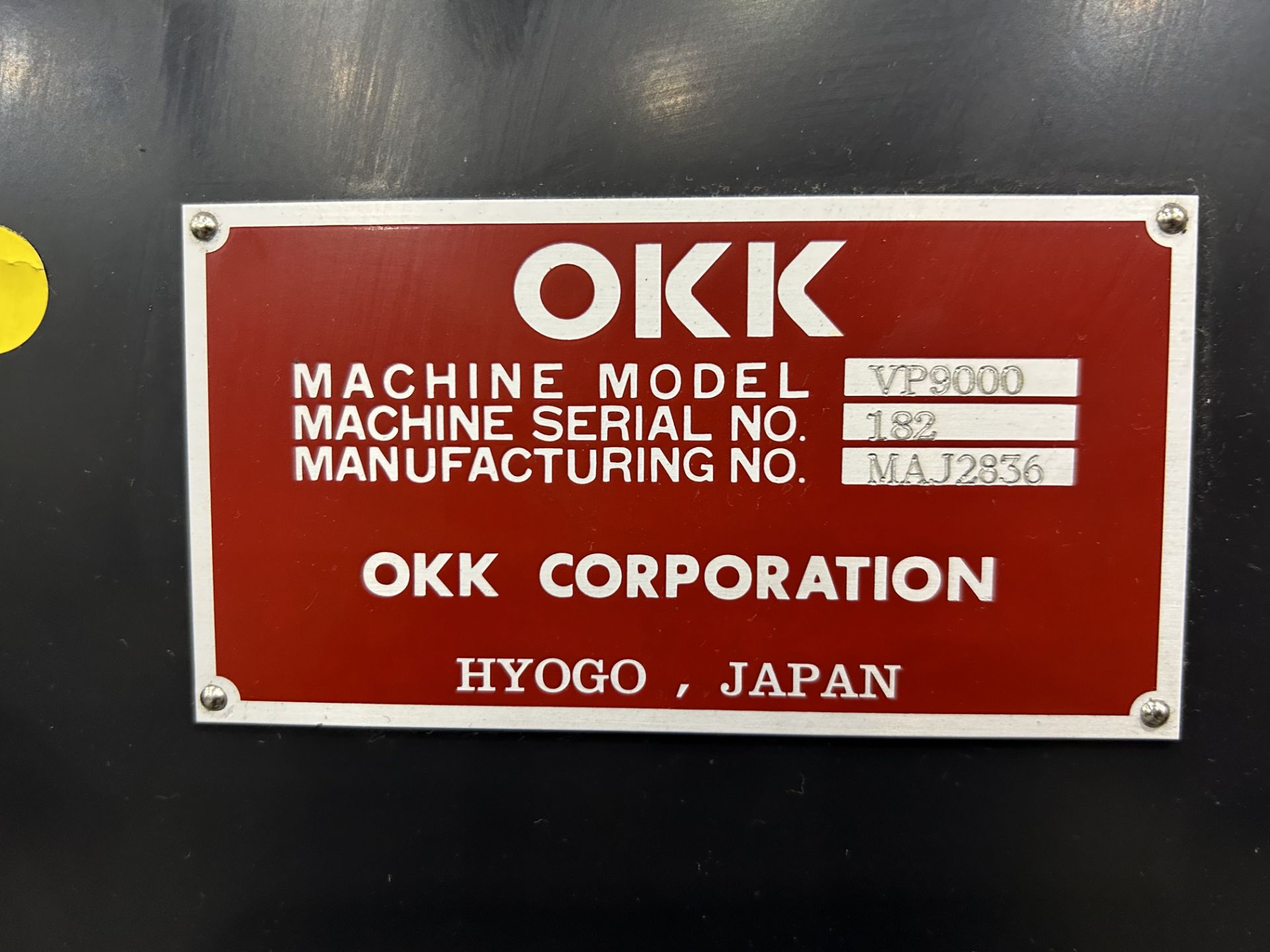 OKK VP9000 CNC Vertical Machining Center - Image 10 of 10