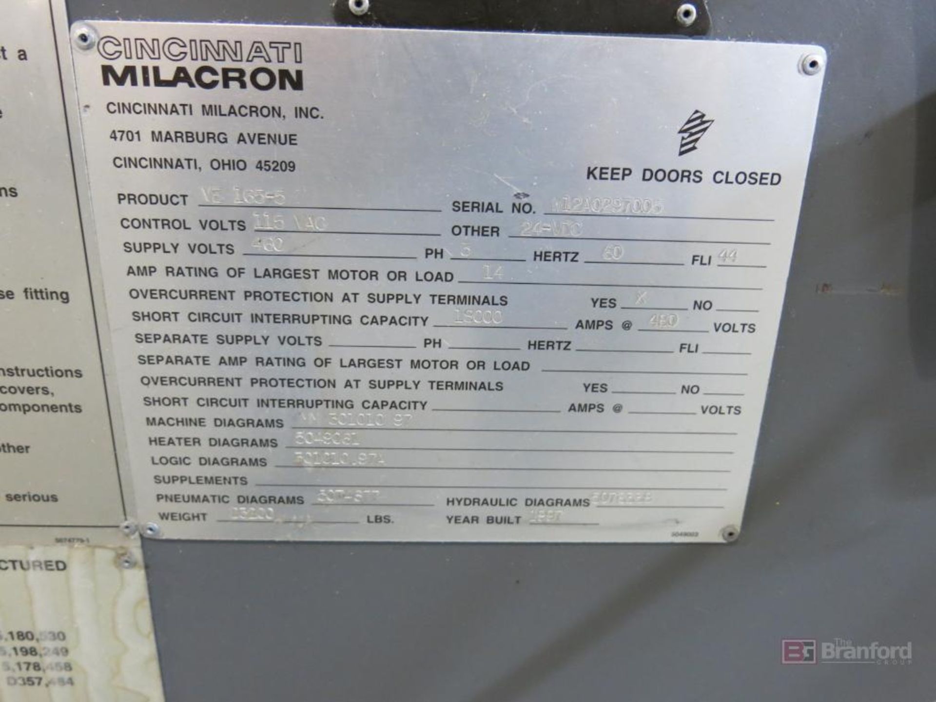 Cincinnati Milacron Elektra Injection Molding Machine - Image 6 of 11