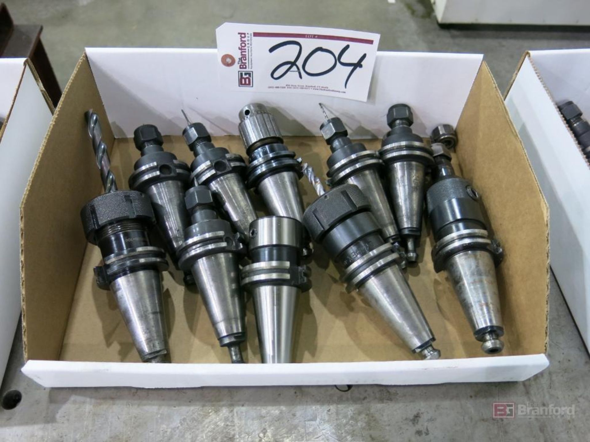 (10) Cat 40 Toolholders