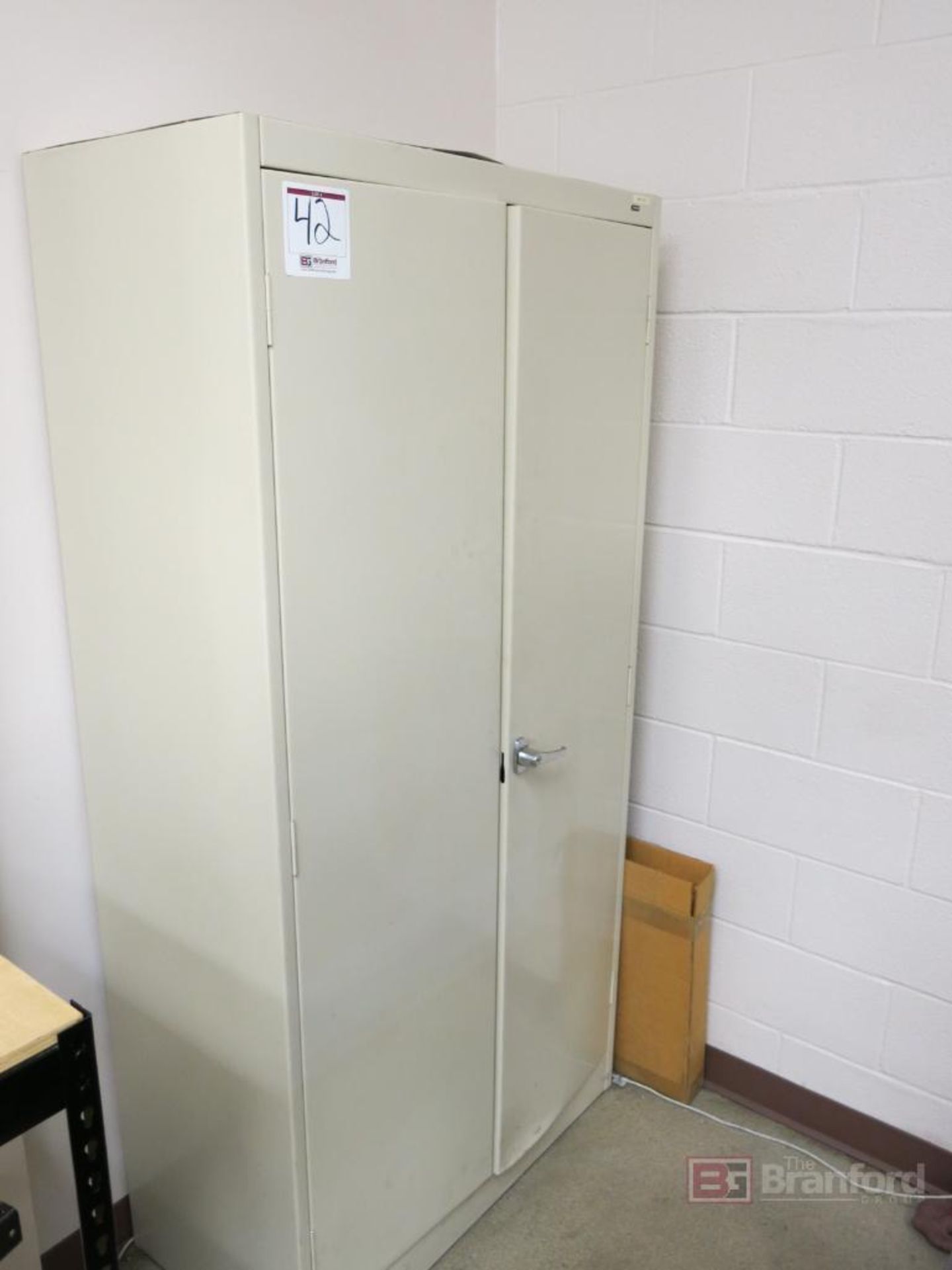 Tennsco 2-Door Metal Cabinet w/ Contents Incl Snap Gauges