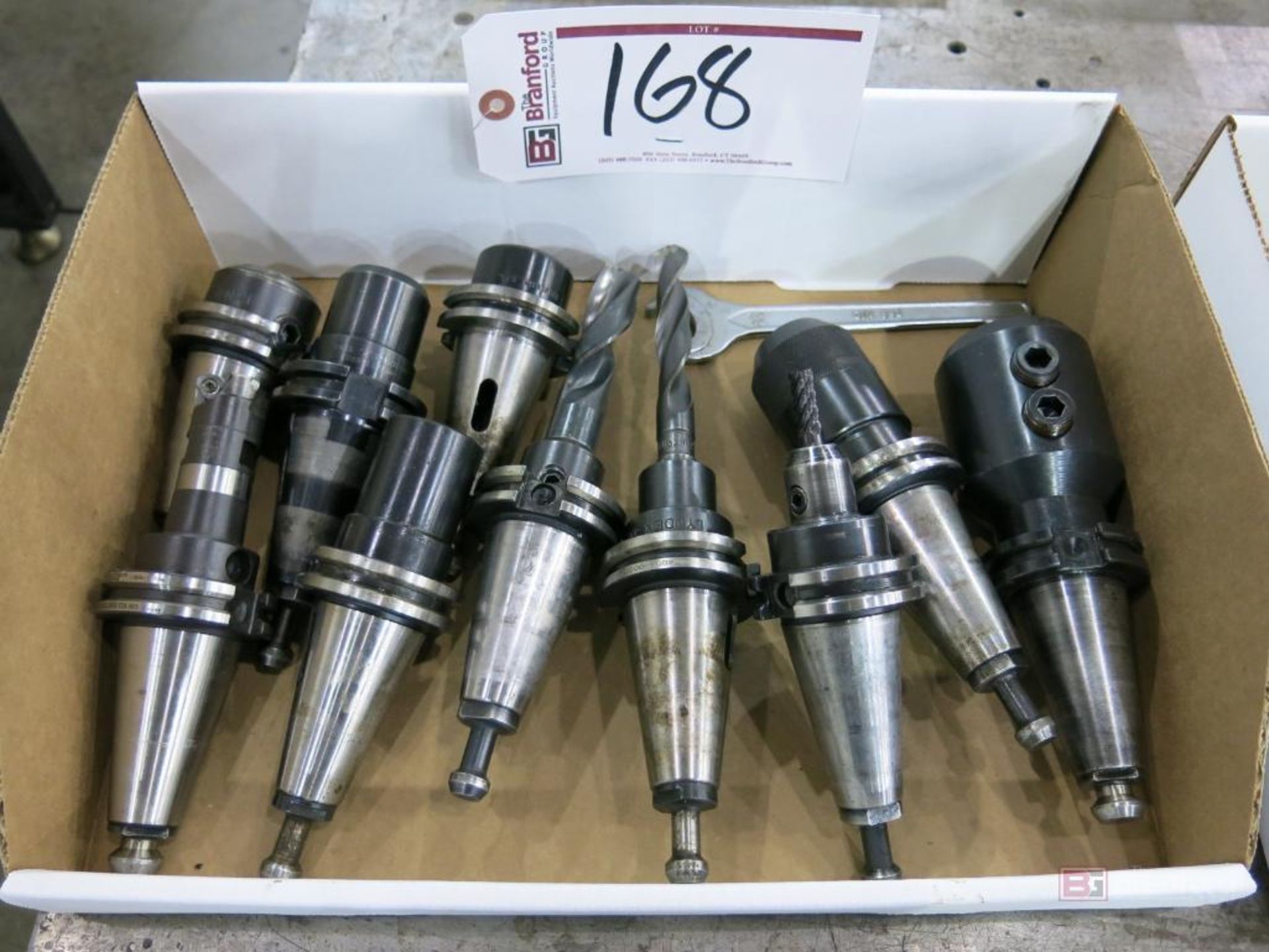 Lot of (10) Cat 40 Toolholders