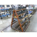 Approx. (110) Cat 50 Toolholders w/ Cantilever Cat 50 Toolholder Rack