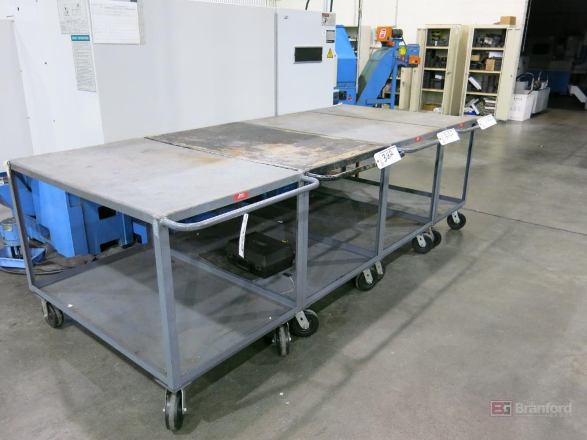 (4) Jamco Heavy Duty Steel Carts