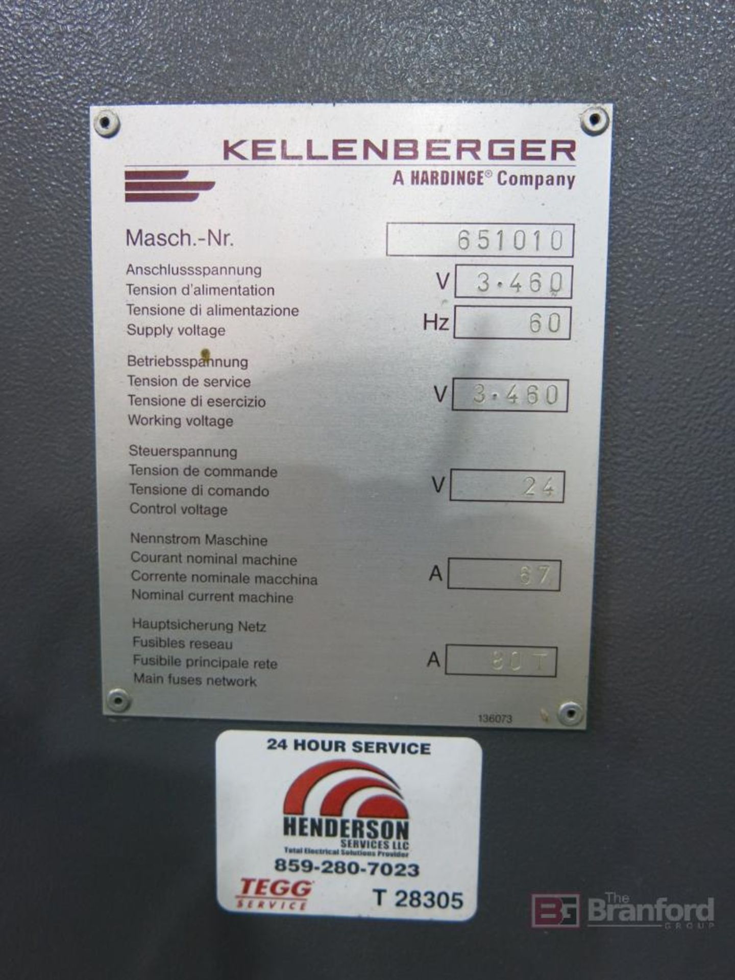 Kellenberger Model Kel-Varia UR225/1000, 1000mm Travel - Image 16 of 17