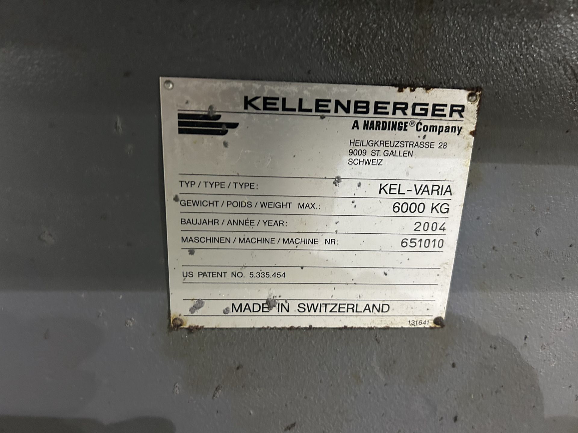 Kellenberger Model Kel-Varia UR225/1000, 1000mm Travel - Image 15 of 17