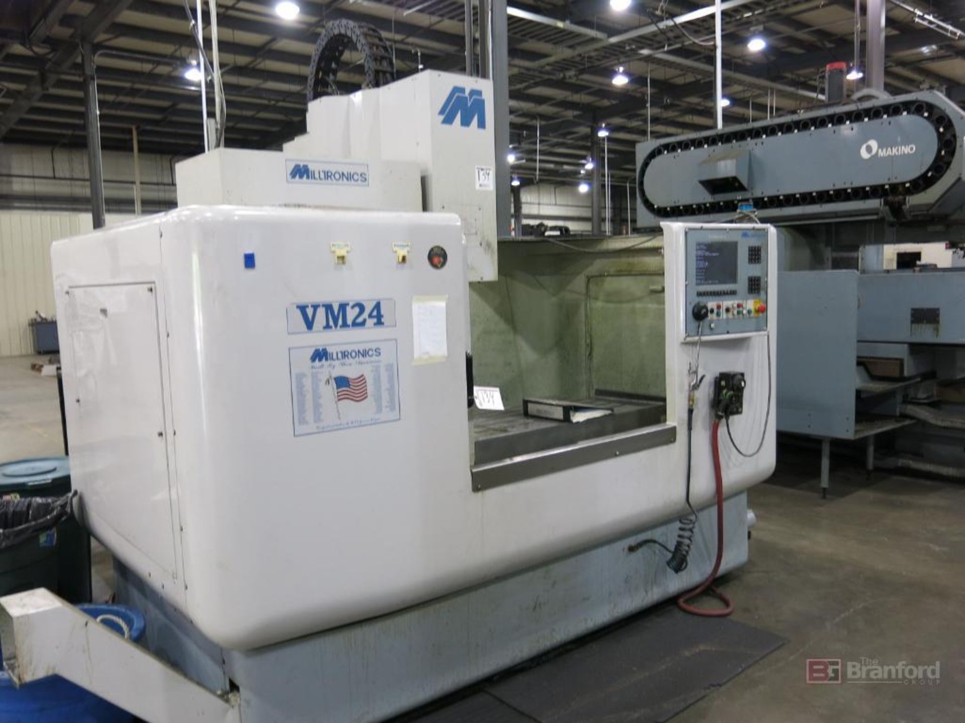 Miltronics Model VM24 CNC Machining Center w/ Centurion 6 Digital Controls - Image 3 of 8