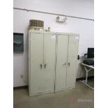 (2) 2-Door Metal Cabinets w/ Contents