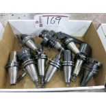 Lot of (10) Cat 40 Toolholders