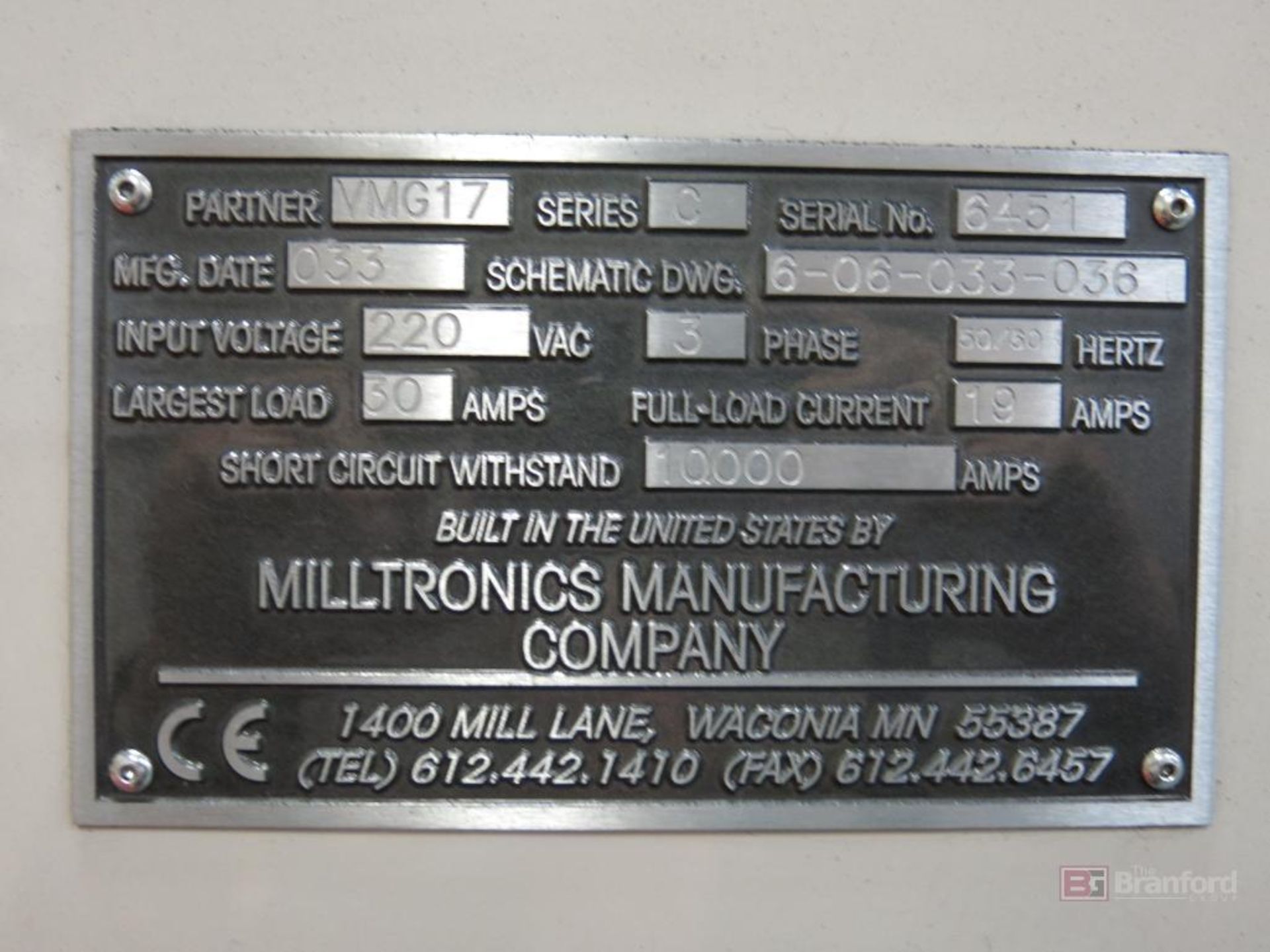 Miltronics VMG17 CNC Machining Center - Image 5 of 5