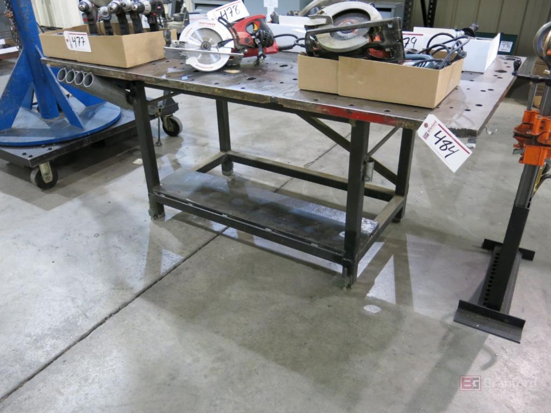 76" x 39" Heavy Duty Steel Welding Table