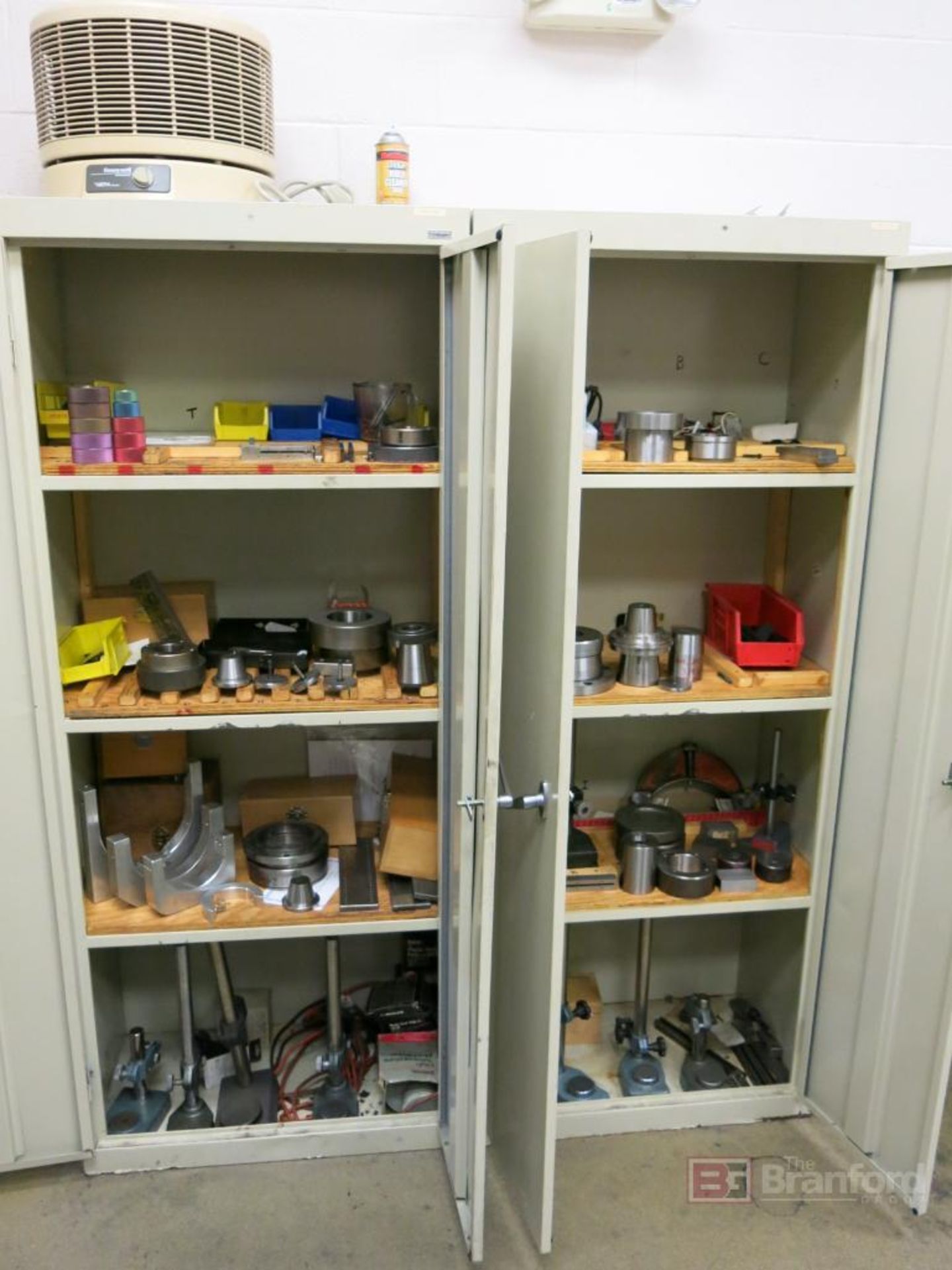 (2) 2-Door Metal Cabinets w/ Contents - Image 2 of 4