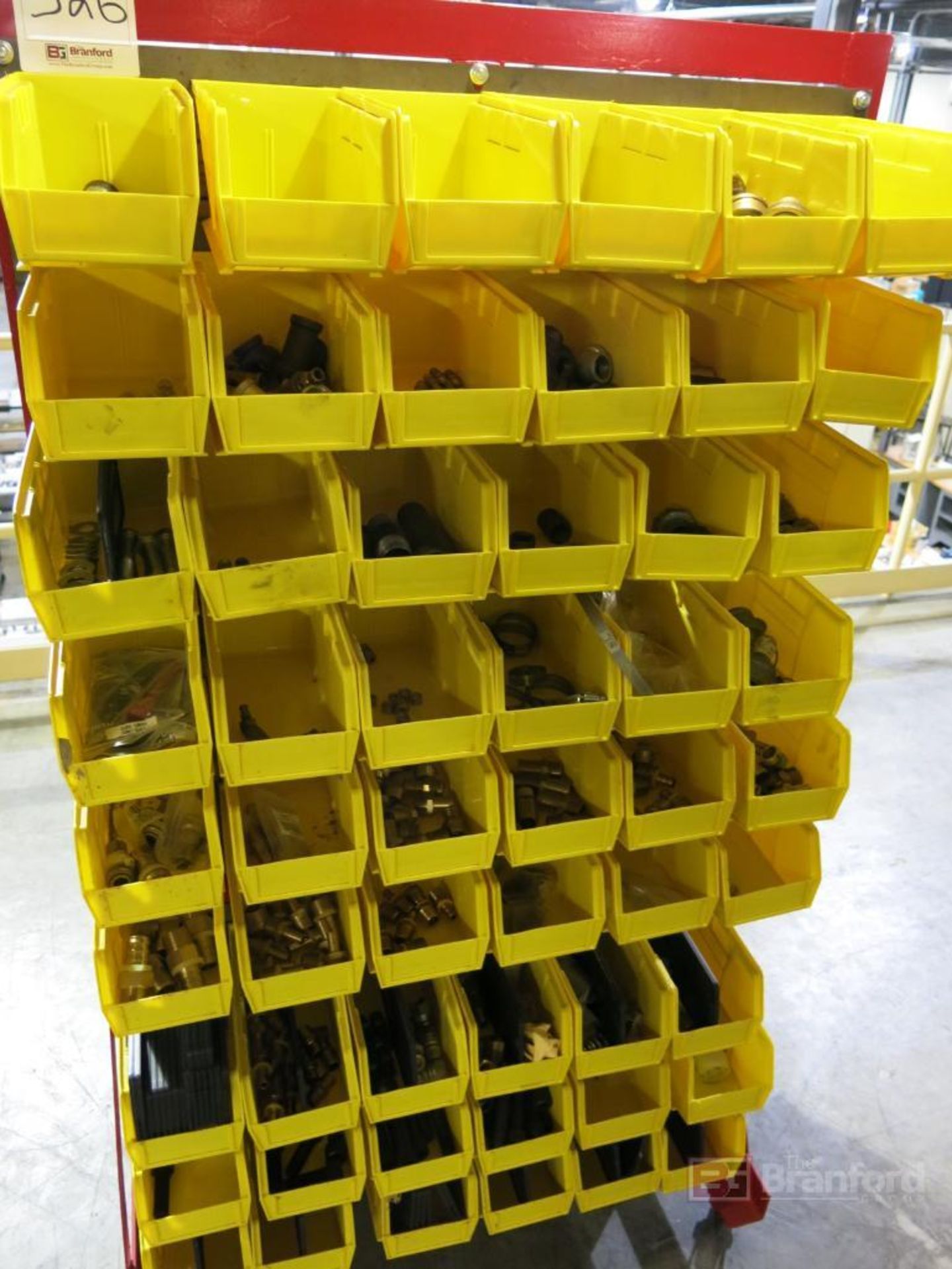 Double Sided Castered Arco Bin Rack w/ Contents - Image 3 of 3