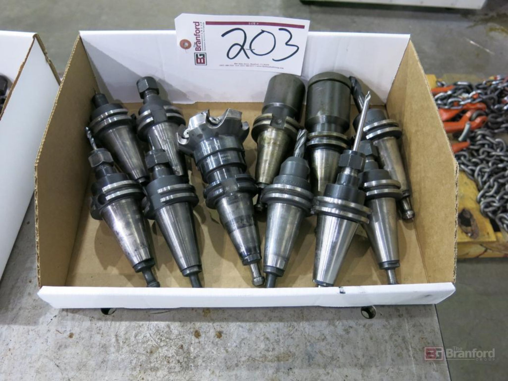 (10) Cat 40 Toolholders