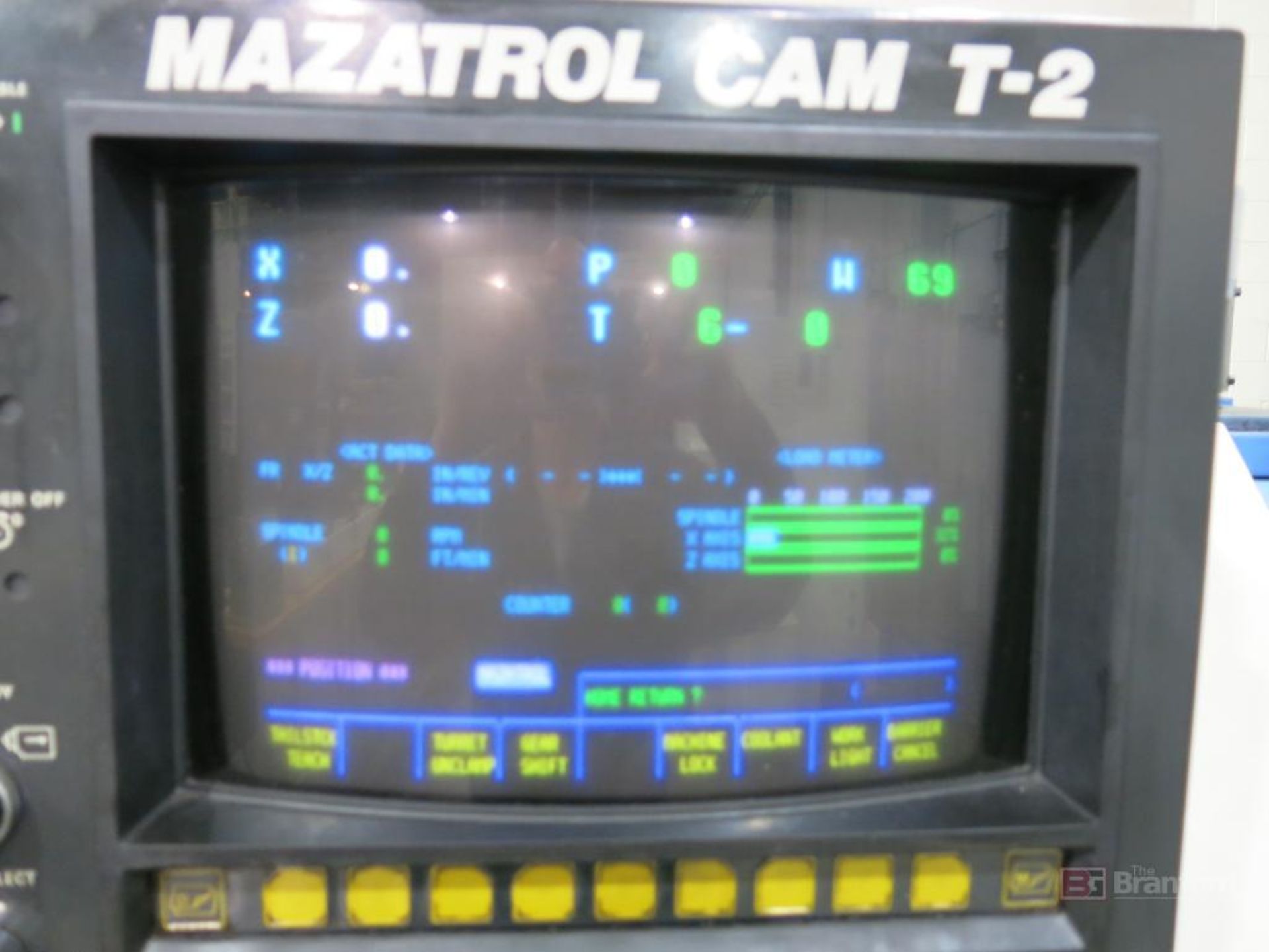 Mazak Quickturn 28 CNC Turning Center w/ Mazatrol Cam T2 Controls - Image 8 of 9