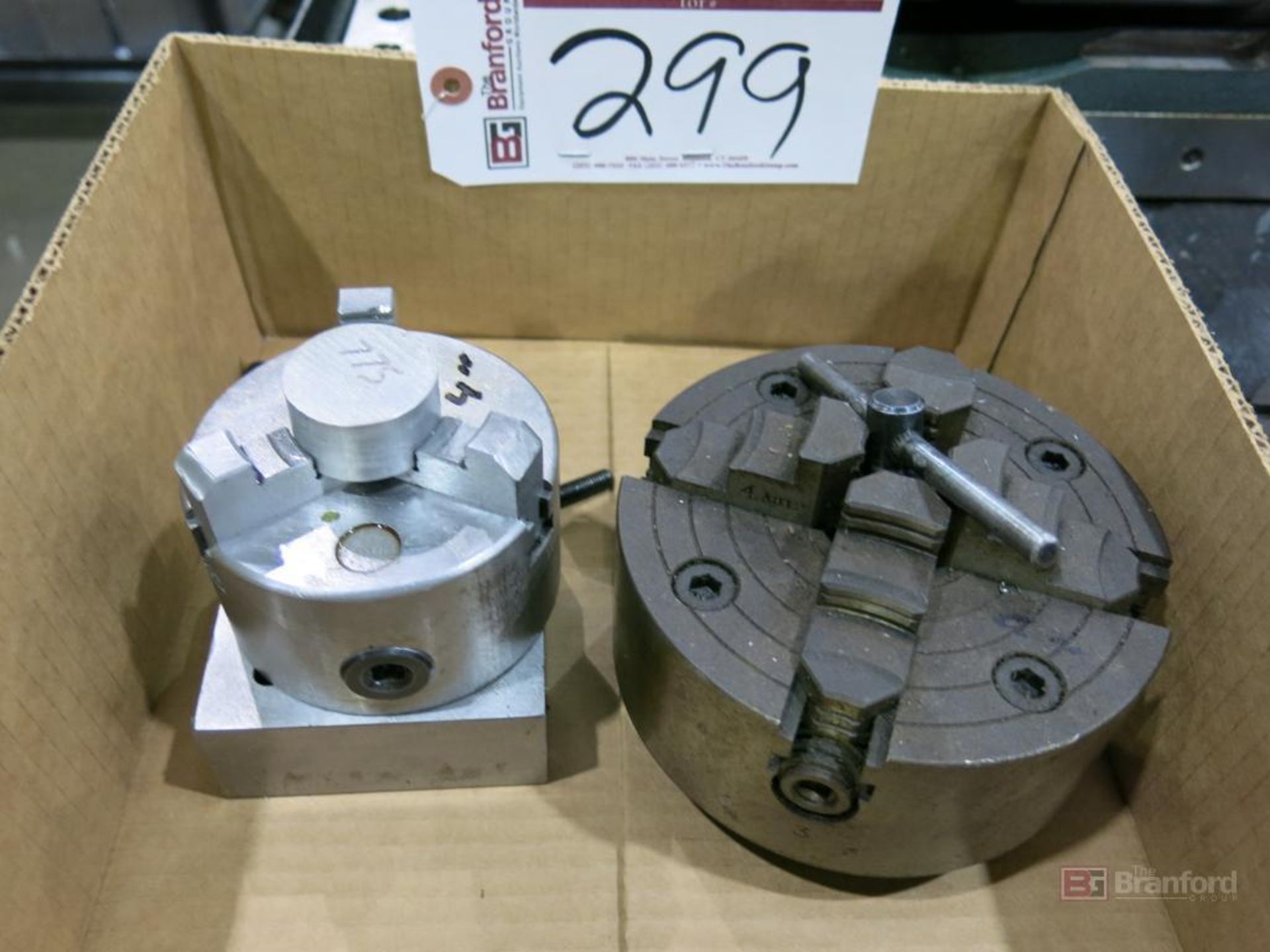 6" 4-Jaw Chuck, Phase 1 3-Jaw Chuck