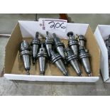 (10) Cat 40 Toolholders