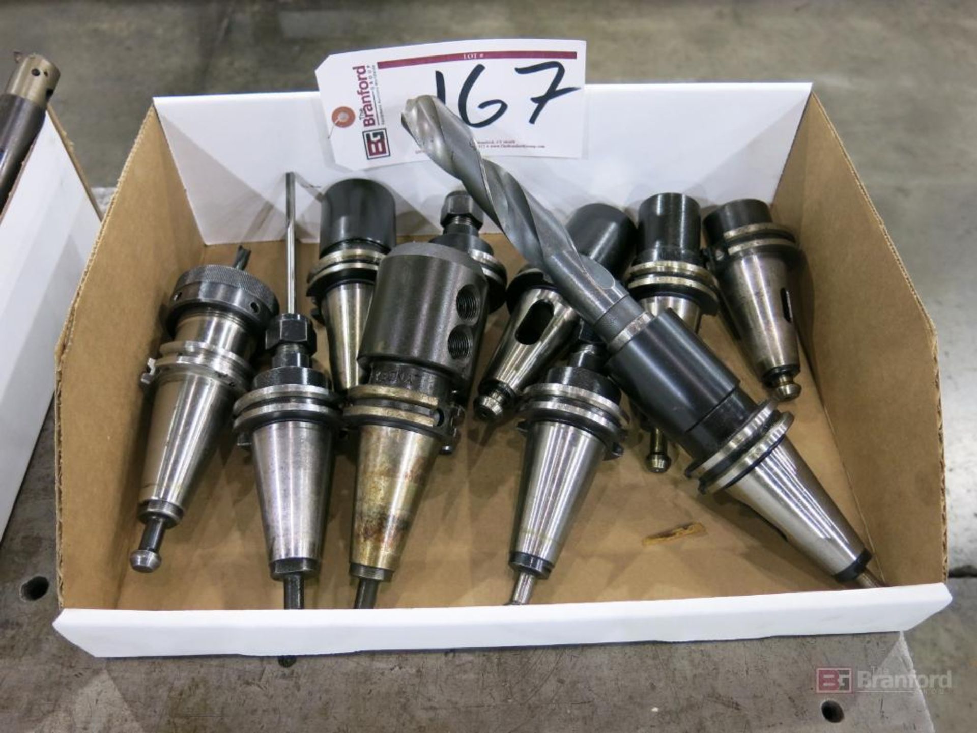 Lot of (10) Cat 40 Toolholders