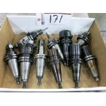 Lot of (10) Cat 40 Toolholders