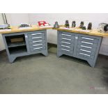 Kennedy 10-Drawer Butcher Block Top Work Bench