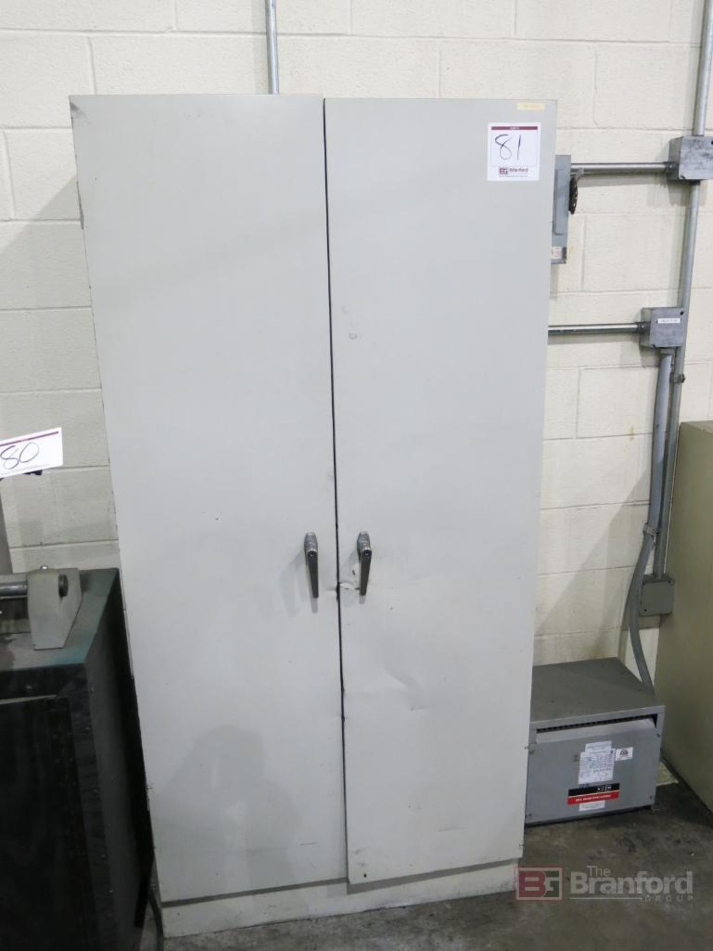 (2) 2-Door Metal Cabinets w/ Contents