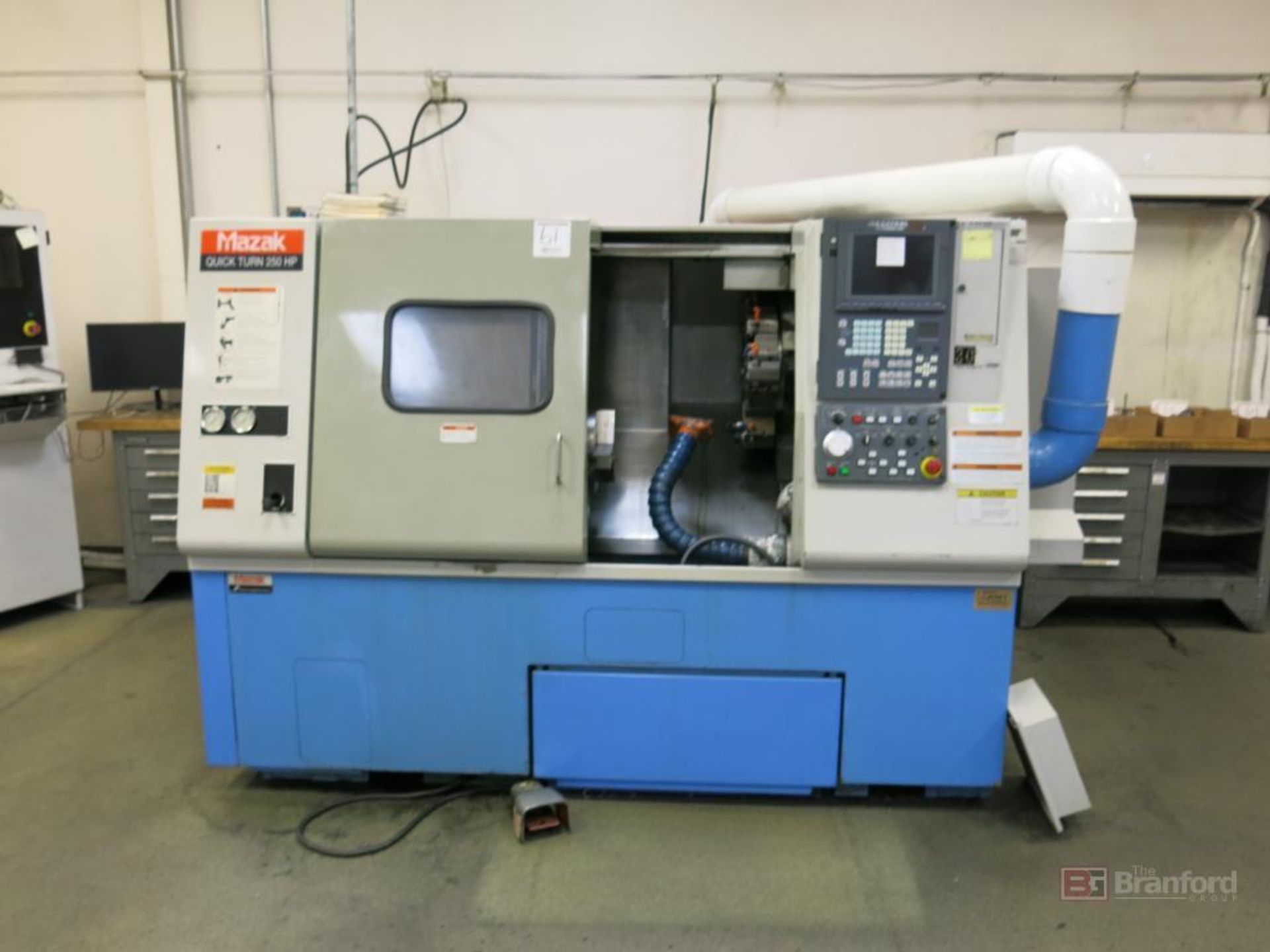 Mazak Quickturn 250HP CNC Chucker Lathe w/ Mazatrol 640T PC-Fusion-CNC Digital Controls