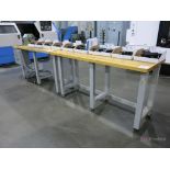 (2) Heavy Duty Butcher Block Top Work Benches