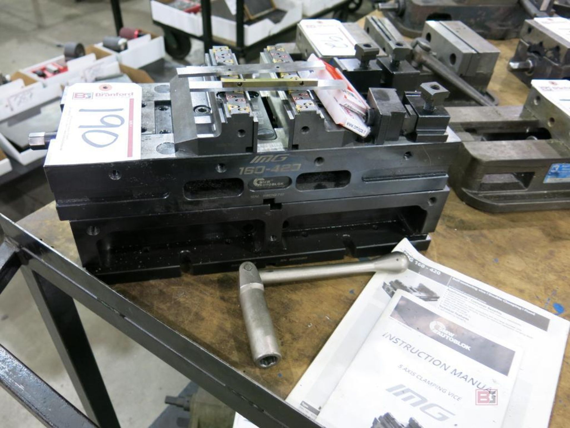 IMG Model 160-420 5-Axis Clamping Vise w/ Riser Block - Image 2 of 4