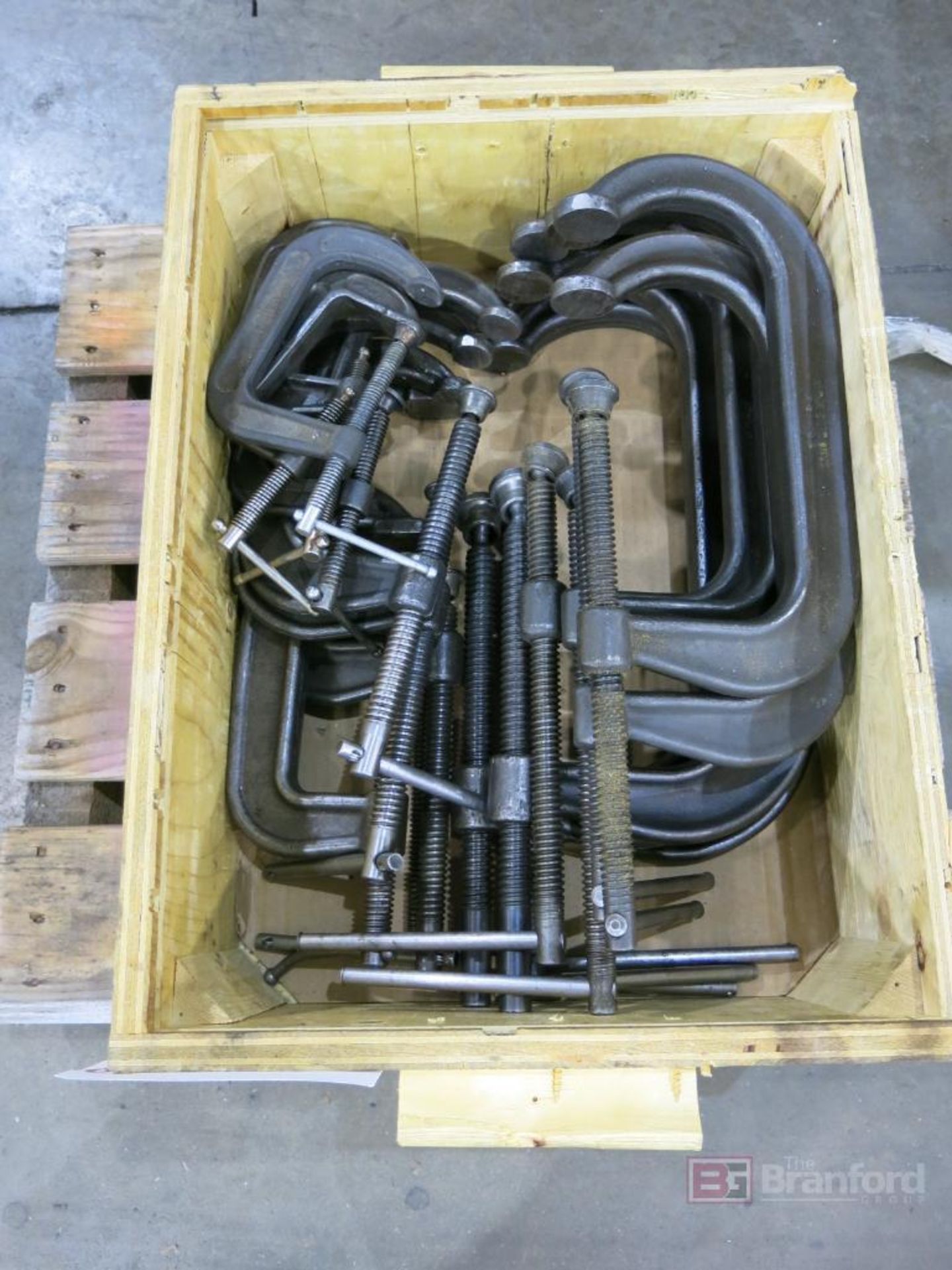 Lot of Various Size C Clamps
