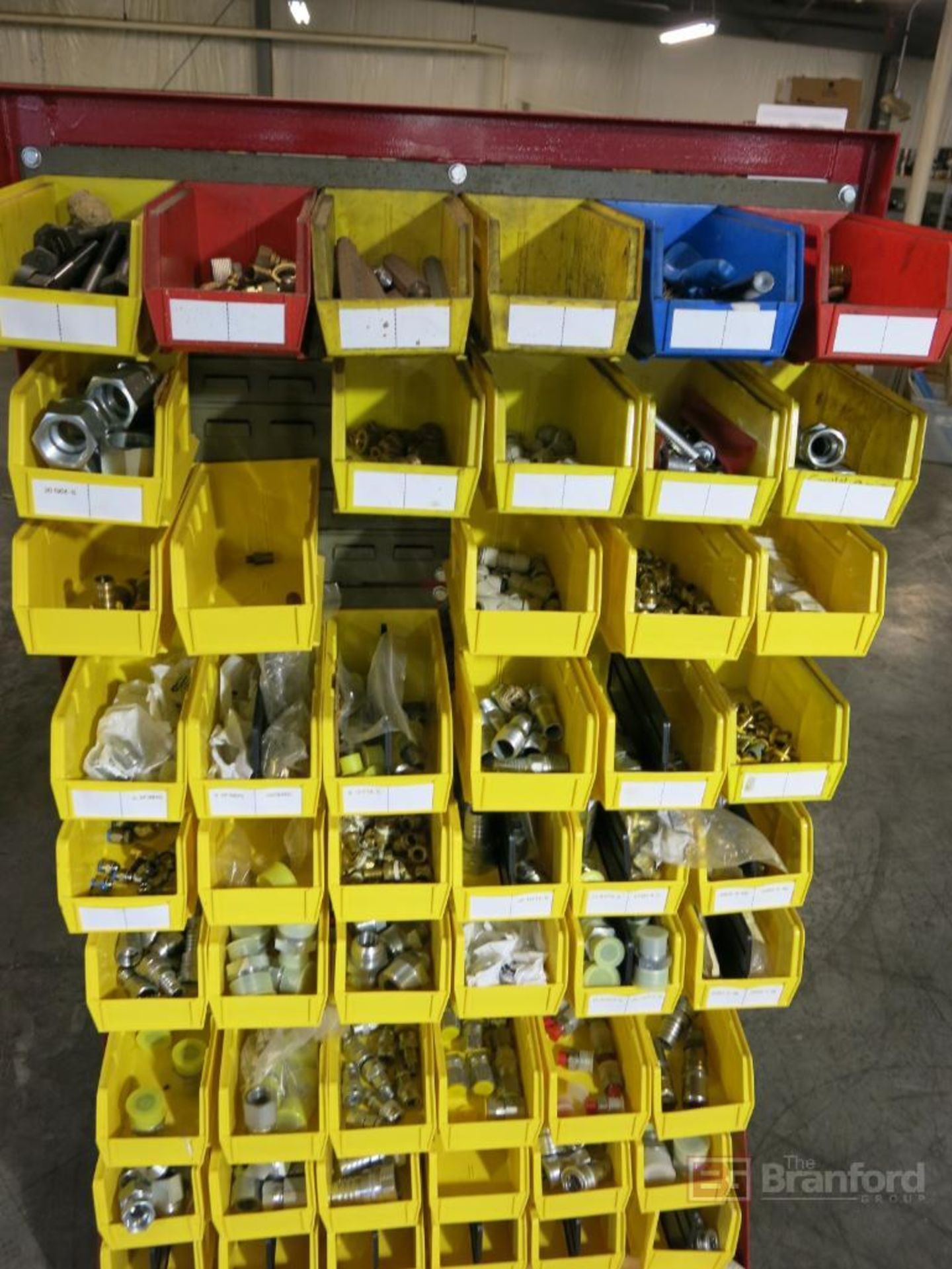 Double Sided Castered Arco Bin Rack w/ Contents - Image 2 of 3