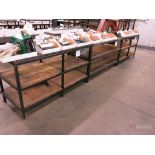 (3) Heavy Duty Steel Shelving Racks