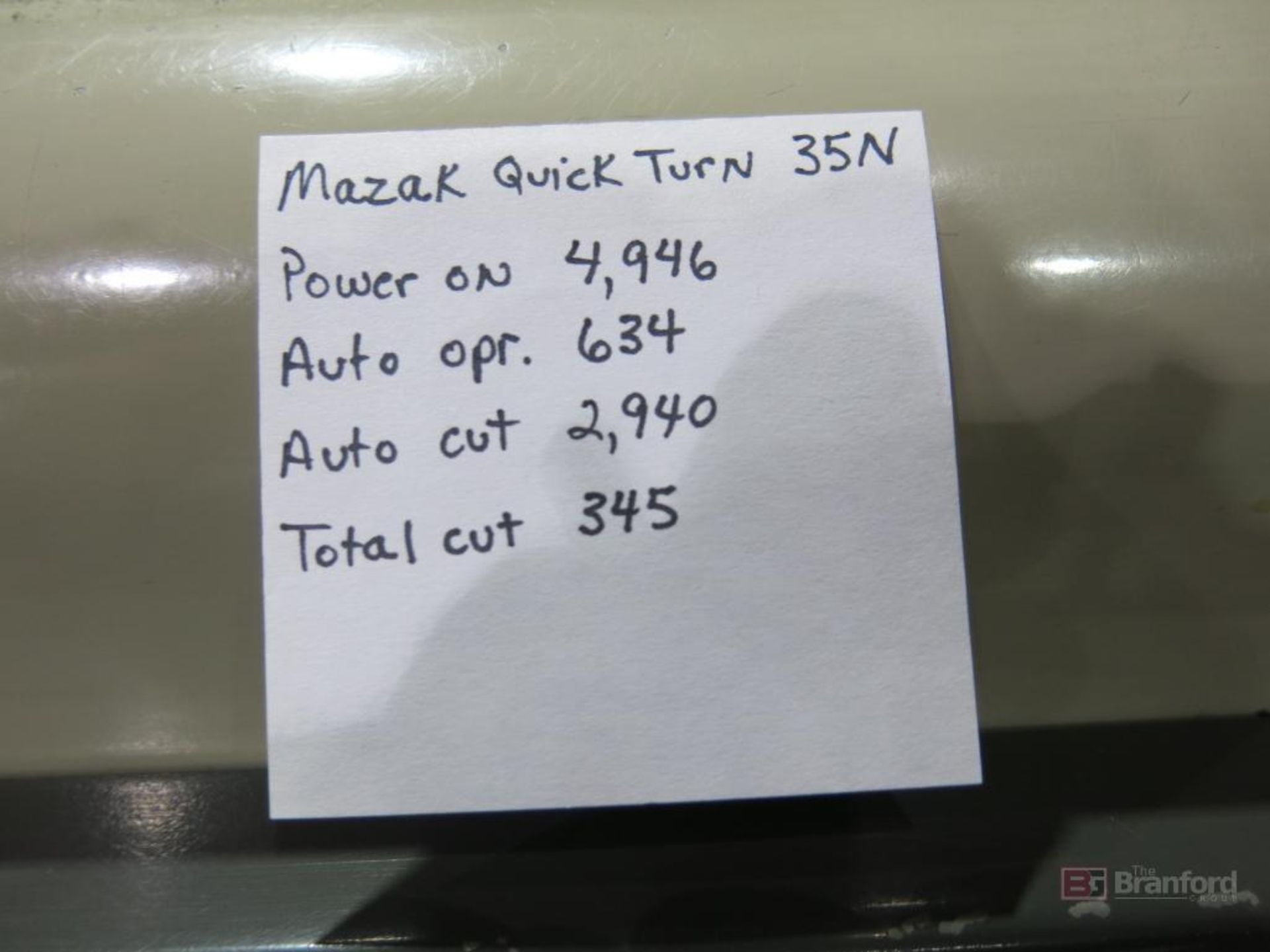 Mazak Quickturn Model 35N CNC Turning Center/Lathe, w/ Mazatrol T32-2 Digital Controls - Image 10 of 10