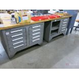 Kennedy 10-Drawer Butcher Block Top Work Bench, 5