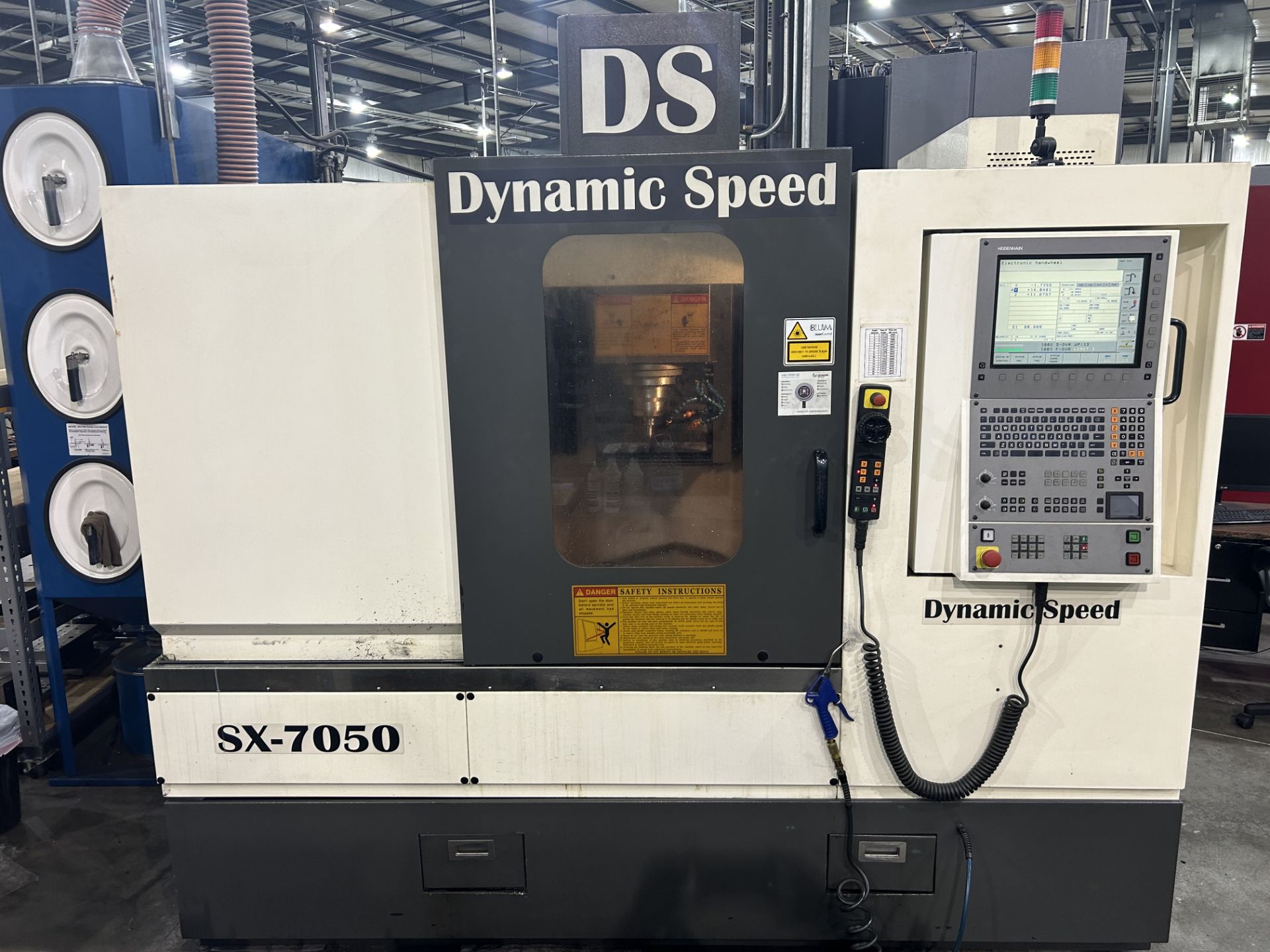 Dynamic Speed Model SX7050 Vertical Machining Center, w/ Heidenhain TNC530 CNC Controls
