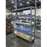 Teardrop Style Shelving Unit w/ Castered Rack