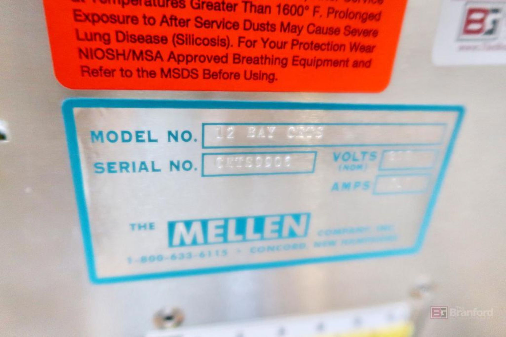 Mellen Model 12-BAY CETS, 12-Station Furnace - Image 2 of 2