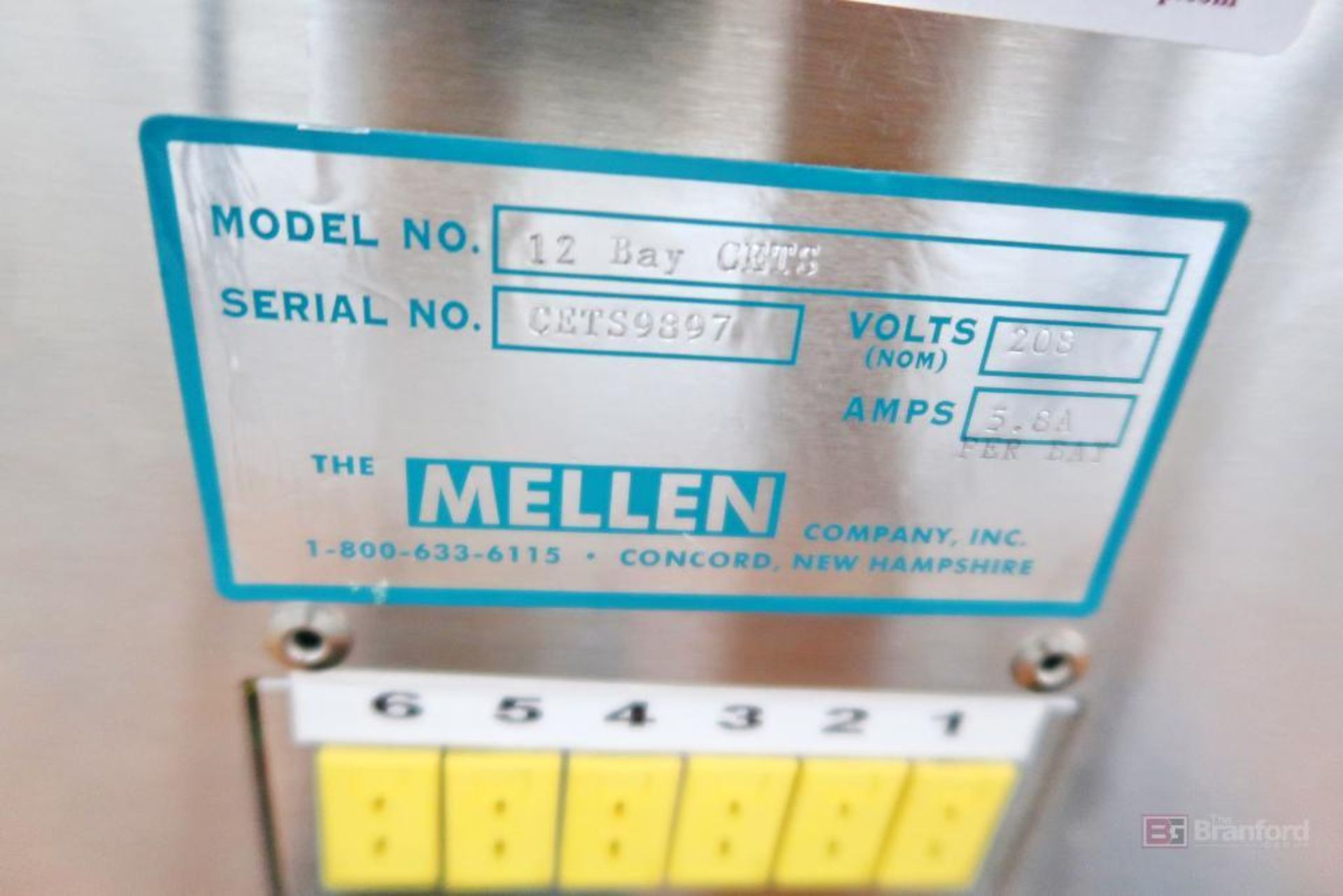 Mellen Model 12-BAY CETS, 12-Station Furnace - Image 3 of 3