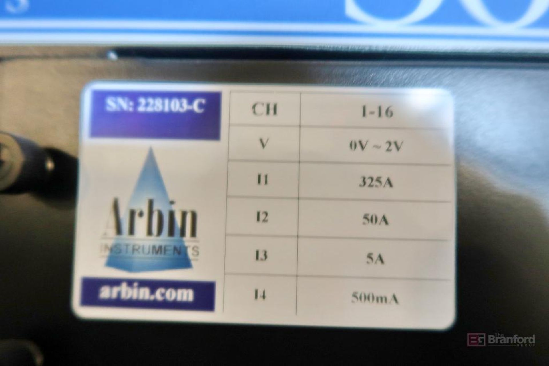 Arbin Model SYS-LBT21024HC-0, Linear Bipolar High Current Battery Testing System - Image 3 of 3