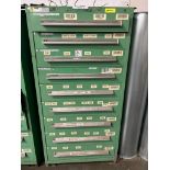 Vidmar 9 Drawer Storage Cabinet with Contents