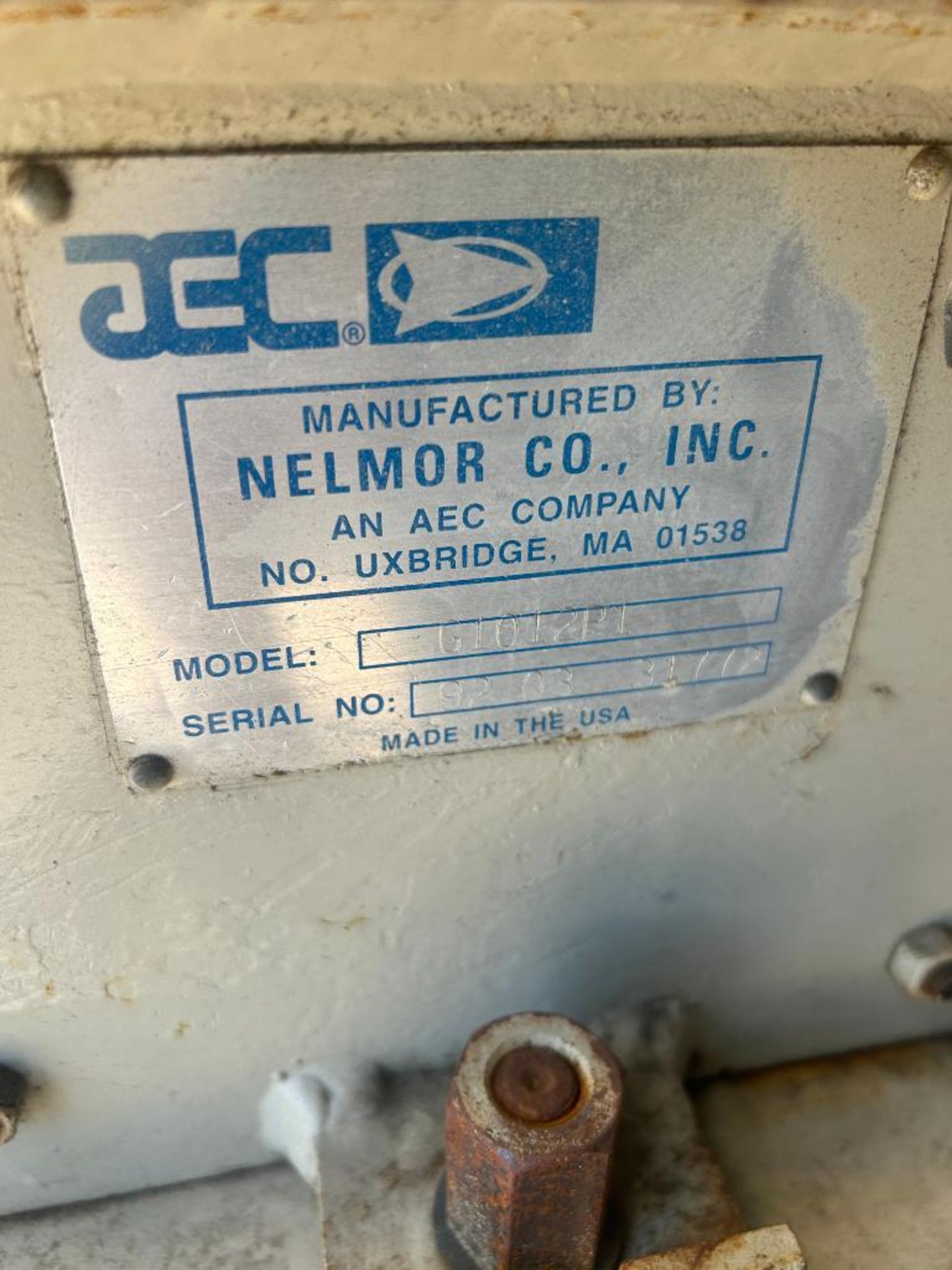 AEC Nelmor Bottle Grinder; Model: G1012P1; SN: 920331772 - Image 4 of 5