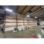 Lot consisting of (7) Sections of Pallet Racking With Decking