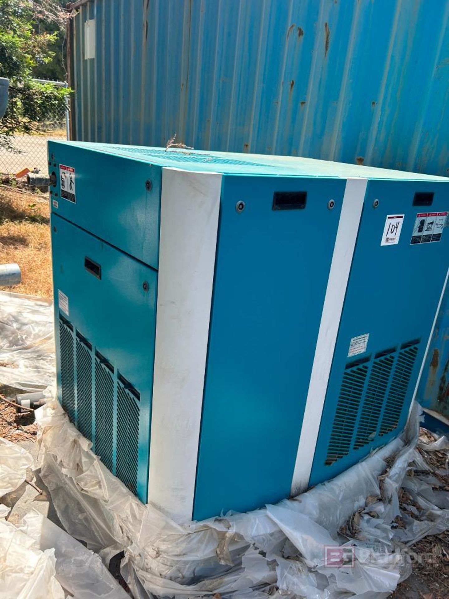 Hanshin Model: GRH3-30A Air Compressor - Image 2 of 3