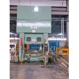 330-Ton Aida PMX-L2-3000(1) Straight Side Double Crank Progressive Die Mechanical Press, (Yr 2016)