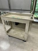 Rubbermaid Two shelf utility cart on casters 16