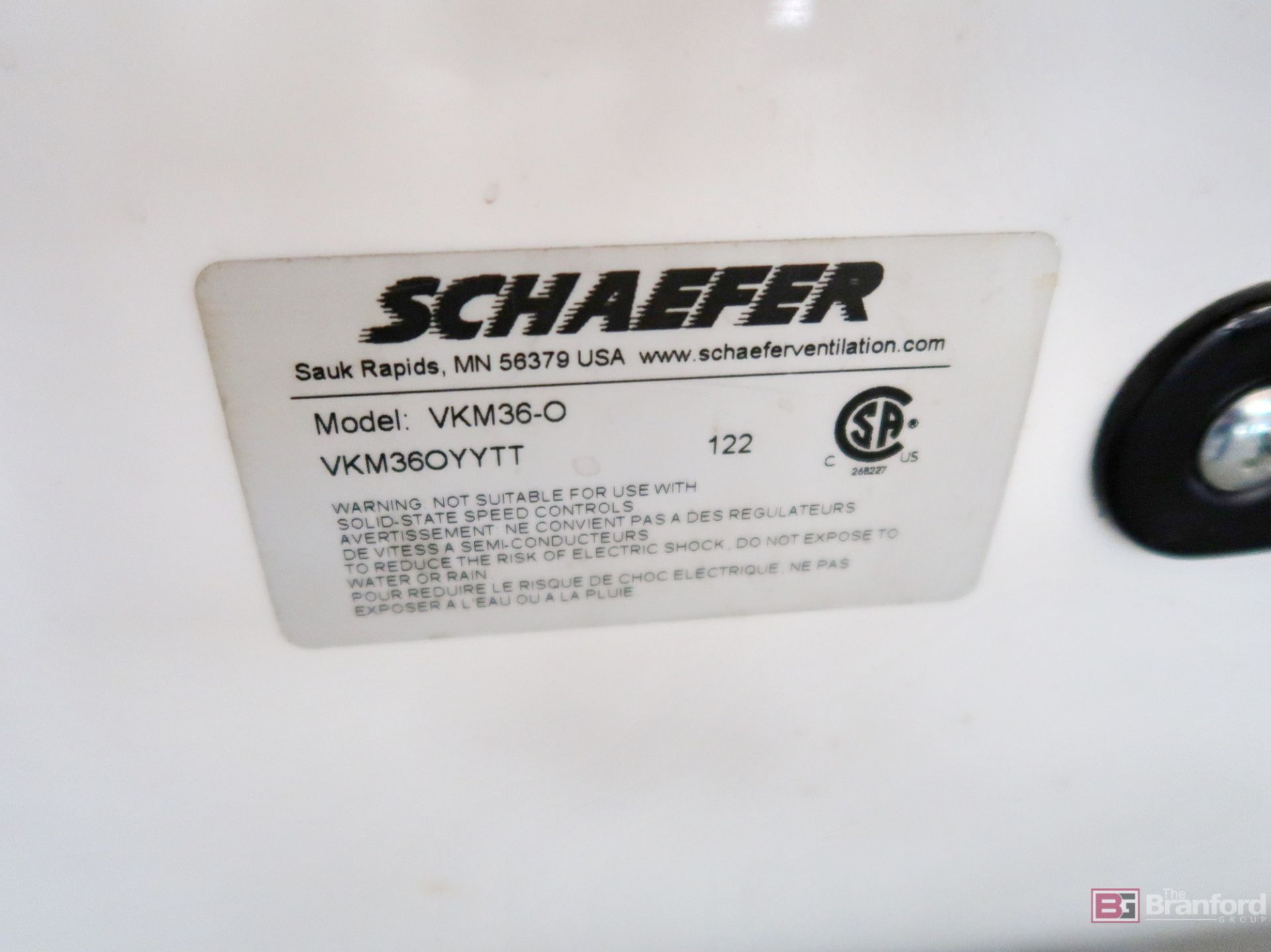(2) Schaefer VKM36-O Floor Fans - Image 4 of 4