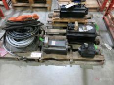 (4) Servo Motors w/ Assoc. Servo Connecting Cables