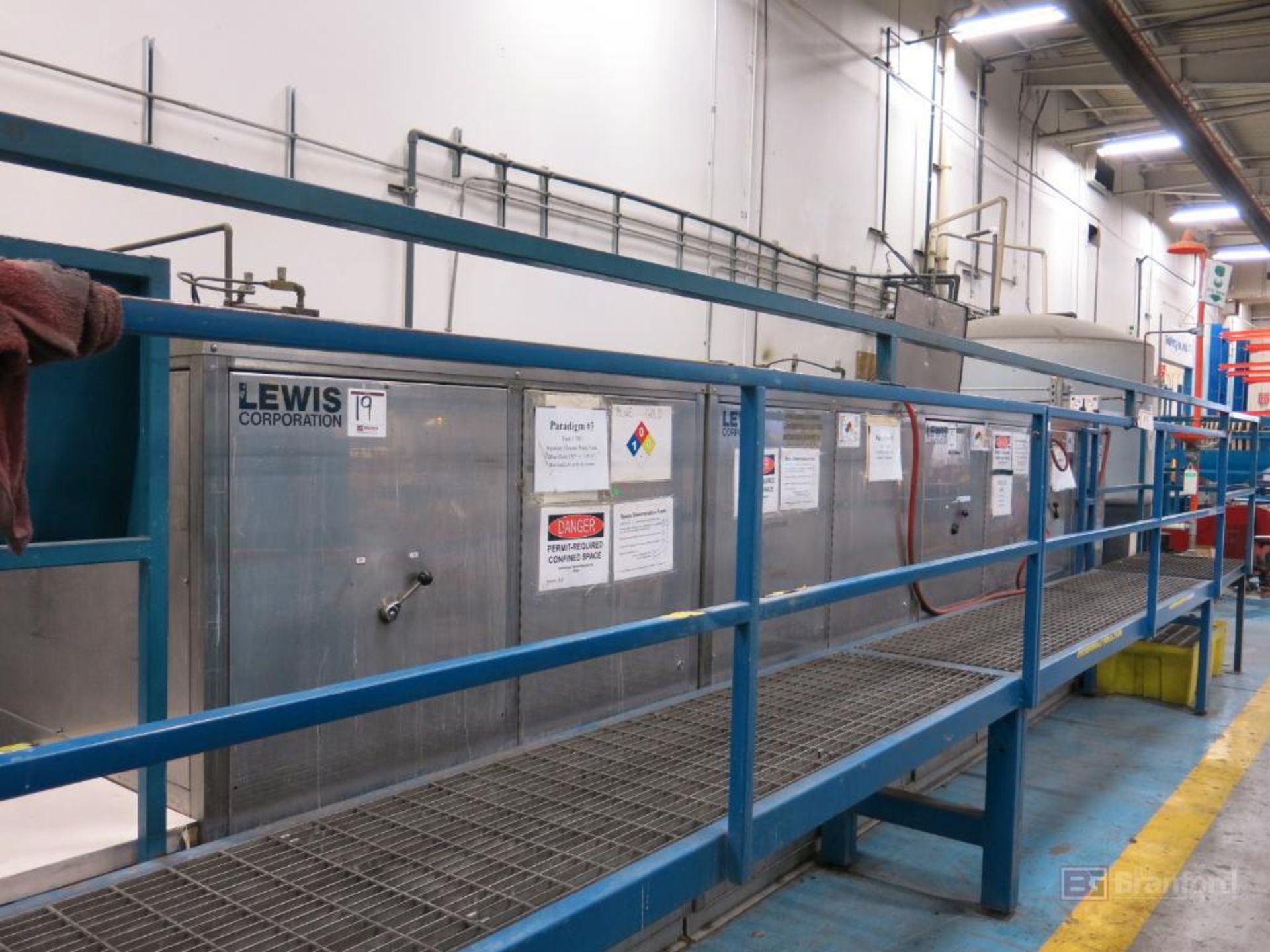 Lewis Corp. 4-Chamber Ultrasonic Cleaning Line - Image 5 of 17