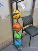 Medicine Ball Set w/ Rack
