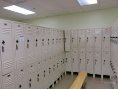 (36) Sections of One over One Employee Lockers