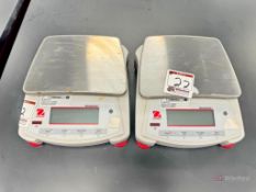 Lot of (2) Ohaus Navigator Scales model NV2201